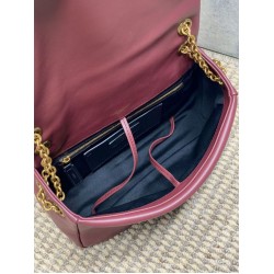 Borse a tracolla media YSL Saint Laurent Jamie 4.3 Borgogna Borse a tracolla media YSL Saint Laurent Jamie 4.3 Borgogna