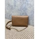 Replica Borsa a tracolla classica Calypso Mini YSL Saint Laurent con catena Marrone Imitazioni Replica Borsa a tracolla classica Calypso Mini YSL Saint Laurent con catena Marrone