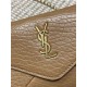 Replica Borsa a tracolla classica Calypso Mini YSL Saint Laurent con catena Marrone Imitazioni Replica Borsa a tracolla classica Calypso Mini YSL Saint Laurent con catena Marrone