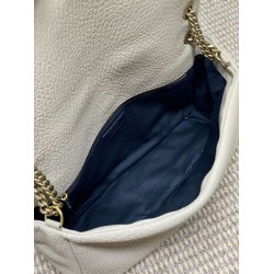 Borsa a tracolla grande YSL Saint Laurent Calypso beige Borsa a tracolla grande YSL Saint Laurent Calypso beige