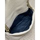 Replica Borsa a tracolla grande YSL Saint Laurent Calypso beige Imitazioni Replica Borsa a tracolla grande YSL Saint Laurent Calypso beige