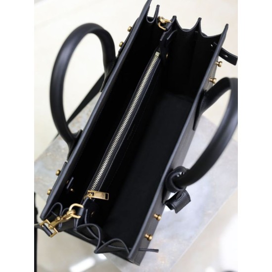 Replica Borsa tote Sac De Jour piccola/media/grande YSL Saint Laurent nera hardware dorato Imitazioni Replica Borsa tote Sac De Jour piccola/media/grande YSL Saint Laurent nera hardware dorato