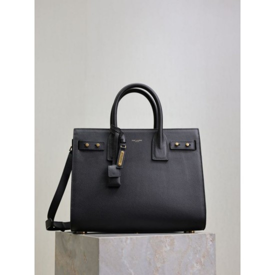 Replica Borsa tote Sac De Jour piccola/media/grande YSL Saint Laurent nera hardware dorato Imitazioni Replica Borsa tote Sac De Jour piccola/media/grande YSL Saint Laurent nera hardware dorato