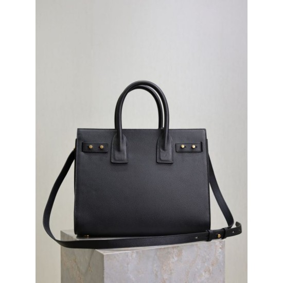 Replica Borsa tote Sac De Jour piccola/media/grande YSL Saint Laurent nera hardware dorato Imitazioni Replica Borsa tote Sac De Jour piccola/media/grande YSL Saint Laurent nera hardware dorato