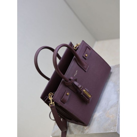 Replica Borsa tote Sac De Jour piccola/media/grande YSL Saint Laurent Borgogna Imitazioni Replica Borsa tote Sac De Jour piccola/media/grande YSL Saint Laurent Borgogna