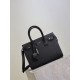 Replica Borsa tote Sac De Jour piccola/media/grande YSL Saint Laurent nera hardware argento Imitazioni Replica Borsa tote Sac De Jour piccola/media/grande YSL Saint Laurent nera hardware argento