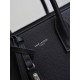 Replica Borsa tote Sac De Jour piccola/media/grande YSL Saint Laurent nera hardware argento Imitazioni Replica Borsa tote Sac De Jour piccola/media/grande YSL Saint Laurent nera hardware argento