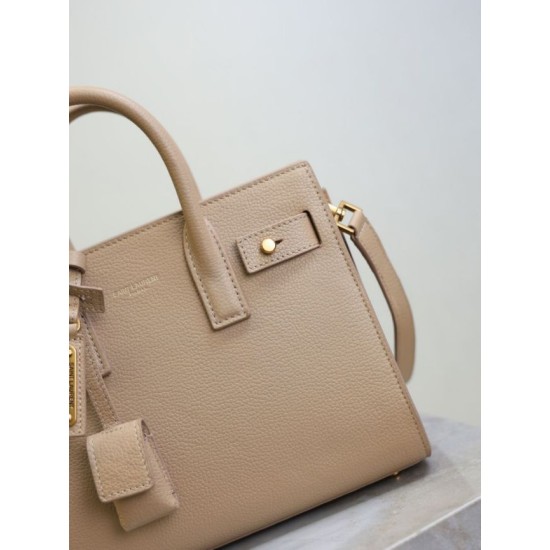 Replica Borsa tote Sac De Jour piccola/media/grande YSL Saint Laurent Albicocca Imitazioni Replica Borsa tote Sac De Jour piccola/media/grande YSL Saint Laurent Albicocca