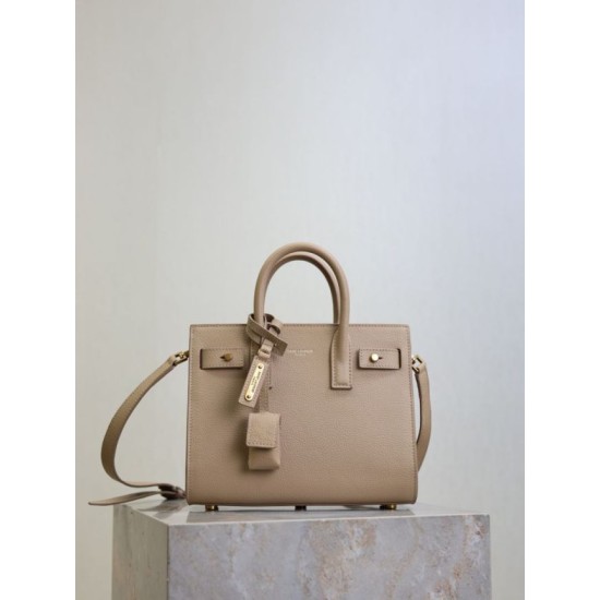 Replica Borsa tote Sac De Jour piccola/media/grande YSL Saint Laurent Albicocca Imitazioni Replica Borsa tote Sac De Jour piccola/media/grande YSL Saint Laurent Albicocca
