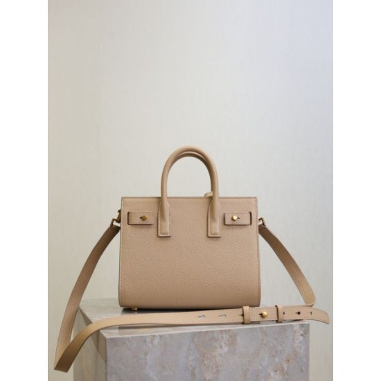 Replica Borsa tote Sac De Jour piccola/media/grande YSL Saint Laurent Albicocca Imitazioni Replica Borsa tote Sac De Jour piccola/media/grande YSL Saint Laurent Albicocca