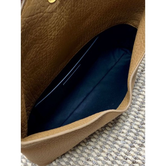 Replica Pochette grande YSL Saint Laurent Cassandre Marrone Imitazioni Replica Pochette grande YSL Saint Laurent Cassandre Marrone