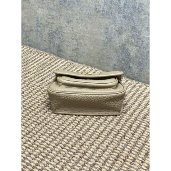 Replica Borsa a tracolla YSL Saint Laurent Mini Classic Niki 18cm Albicocca