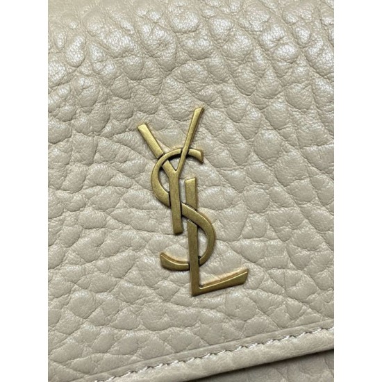 Replica Borsa a tracolla YSL Saint Laurent Mini Classic Niki 18cm Albicocca