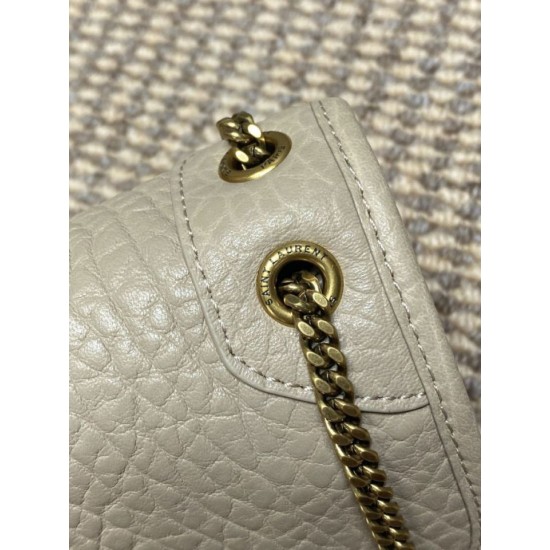 Replica Borsa a tracolla YSL Saint Laurent Mini Classic Niki 18cm Albicocca