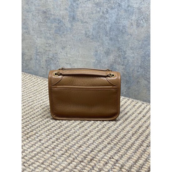 Replica Borse Imitazioni a tracolla YSL Saint Laurent Mini Classic Niki 18cm Marrone