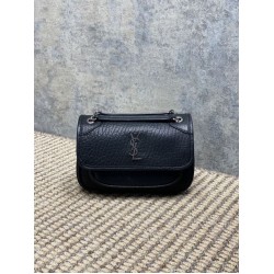 Borsa a tracolla YSL Saint Laurent Mini Classic Niki 18cm Nero 