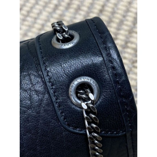 Replica Borsa a tracolla YSL Saint Laurent Mini Classic Niki 18cm Nero Imitazioni Replica Borsa a tracolla YSL Saint Laurent Mini Classic Niki 18cm Nero