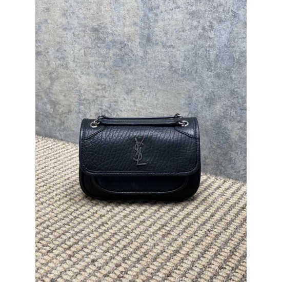 Replica Borsa a tracolla YSL Saint Laurent Mini Classic Niki 18cm Nero Imitazioni Replica Borsa a tracolla YSL Saint Laurent Mini Classic Niki 18cm Nero