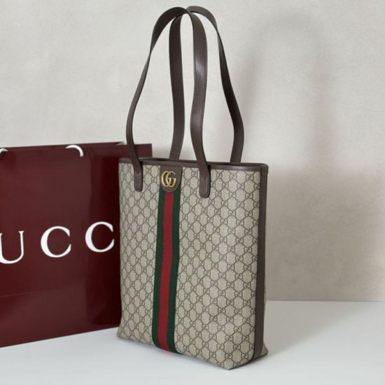 Replica Bora Pari tote media Gucci Ophidia 834465 in tessuto GG marrone
