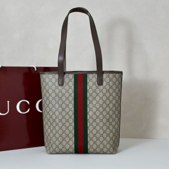 Replica Bora Pari tote media Gucci Ophidia 834465 in tessuto GG marrone