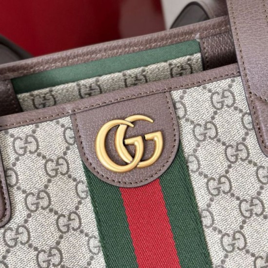 Replica Bora Pari tote media Gucci Ophidia 834465 in tessuto GG marrone