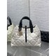 Replica Borse Tote Dior Toujours piccola/media/grande in pelle di vitello macrocannage Bianco Imitazioni Replica Borse Tote Dior Toujours piccola/media/grande in pelle di vitello macrocannage Bianco