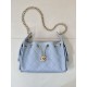 Replica Borse Imitazioni hobo piccola Chanel 25 AS5631 Blu