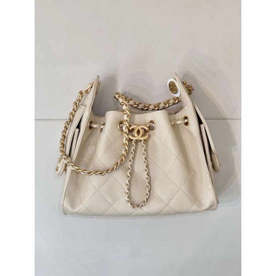 Replica Borsa hobo piccola Chanel 25 AS5631 Albicocca
