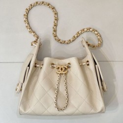 Replica Borsa hobo piccola Chanel 25 AS5631 Albicocca