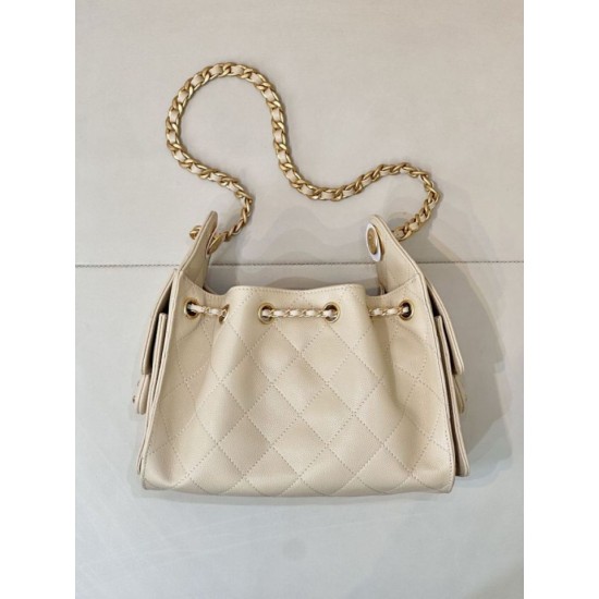 Replica Borsa hobo piccola Chanel 25 AS5631 Albicocca