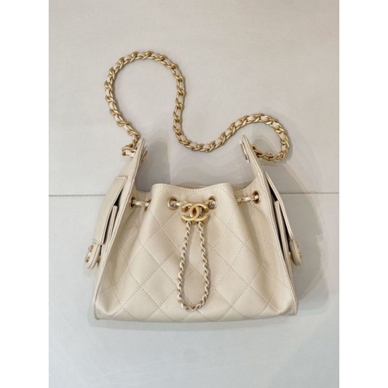 Replica Borsa hobo piccola Chanel 25 AS5631 Albicocca