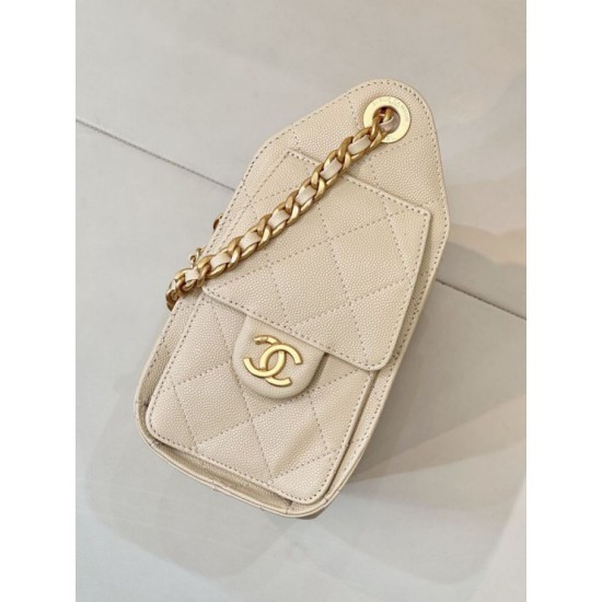 Replica Borsa hobo piccola Chanel 25 AS5631 Albicocca