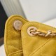 Replica Borsa hobo piccola Chanel 25 AS5631 scamosciata giallo