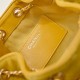 Replica Borsa hobo piccola Chanel 25 AS5631 scamosciata giallo