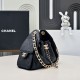 Replica Borsa hobo piccola Chanel 25 AS5631 Nero Imitazioni Replica Borsa hobo piccola Chanel 25 AS5631 Nero