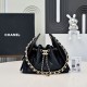Replica Borsa hobo piccola Chanel 25 AS5631 Nero Imitazioni Replica Borsa hobo piccola Chanel 25 AS5631 Nero