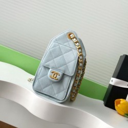 Replica Borse Imitazioni hobo piccola Chanel 25 AS5631 Azzurro Imitazioni Replica Borse Imitazioni hobo piccola Chanel 25 AS5631 Azzurro