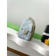 Replica Borse Imitazioni hobo piccola Chanel 25 AS5631 Azzurro Imitazioni Replica Borse Imitazioni hobo piccola Chanel 25 AS5631 Azzurro