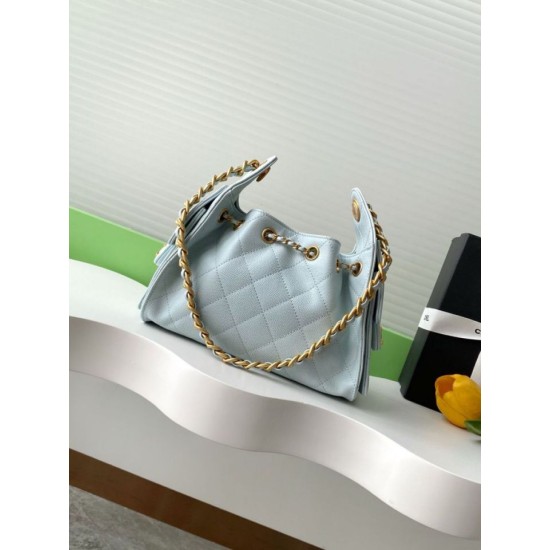 Replica Borse Imitazioni hobo piccola Chanel 25 AS5631 Azzurro Imitazioni Replica Borse Imitazioni hobo piccola Chanel 25 AS5631 Azzurro