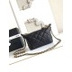 Replica Borsa hobo Chanel piccola Pearls AS5898 pelle di vitello nera Imitazioni Replica Borsa hobo Chanel piccola Pearls AS5898 pelle di vitello nera