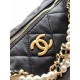 Replica Borsa hobo Chanel piccola Pearls AS5898 pelle di vitello nera Imitazioni Replica Borsa hobo Chanel piccola Pearls AS5898 pelle di vitello nera