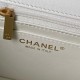 Replica Borse  Chanel Flap 25K AS5813 AS5814 Manico con diamanti smerigliati Bianco