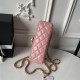 Replica Borsa Chanel Flap 25K AS5813 AS5814 Manico con diamanti smerigliati Rosa Imitazioni Replica Borsa Chanel Flap 25K AS5813 AS5814 Manico con diamanti smerigliati Rosa