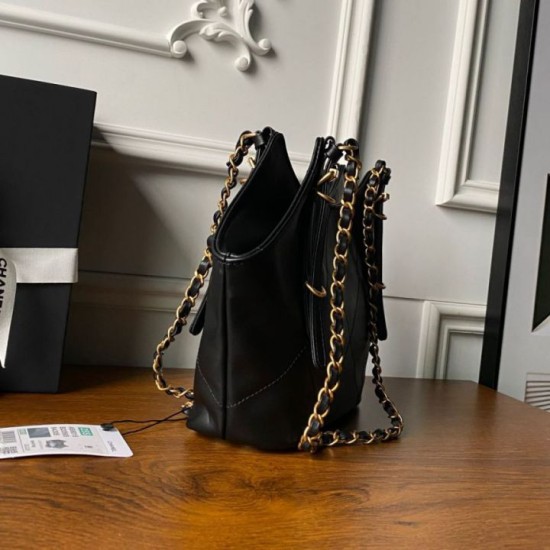 Replica Borsa shopping piccola Chanel AS6015 Nero Imitazioni Replica Borsa shopping piccola Chanel AS6015 Nero