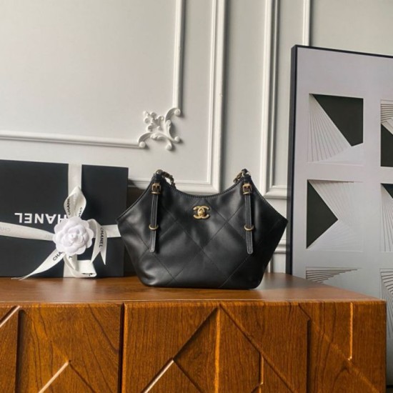 Replica Borsa shopping piccola Chanel AS6015 Nero Imitazioni Replica Borsa shopping piccola Chanel AS6015 Nero