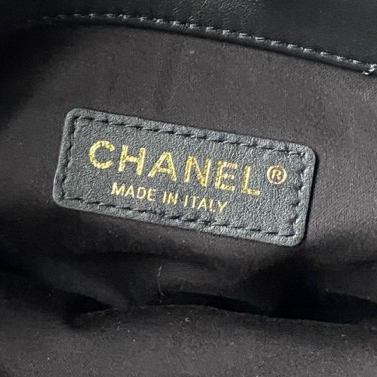 Replica Borsa shopping piccola Chanel AS6015 Nero Imitazioni Replica Borsa shopping piccola Chanel AS6015 Nero
