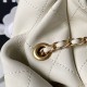 Replica Borsa 1:1 hobo grande Chanel con finiture metallo dorato AS5967 Bianco Imitazioni Replica Borsa 1:1 hobo grande Chanel con finiture metallo dorato AS5967 Bianco