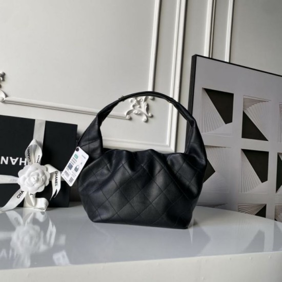 Replica Bora Pari hobo Chanel con finiture metallo dorato AS5976 Nero Imitazioni Replica Bora Pari hobo Chanel con finiture metallo dorato AS5976 Nero