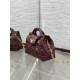 Replica Borsa Dior Jolie Top Handle Mini Cannage Chain bordeaux Imitazioni Replica Borsa Dior Jolie Top Handle Mini Cannage Chain bordeaux