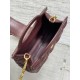Replica Borsa Dior Jolie Top Handle Mini Cannage Chain bordeaux Imitazioni Replica Borsa Dior Jolie Top Handle Mini Cannage Chain bordeaux